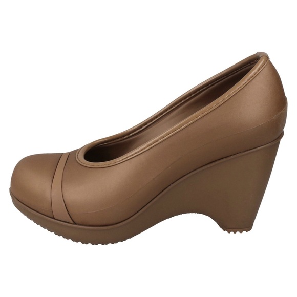 Ladies Crocs Wedge Heel Shoes *Lena*